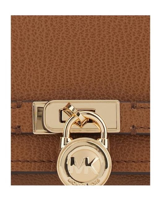 MICHAEL Michael Kors Brown Hamilton Chain Clutch Bag