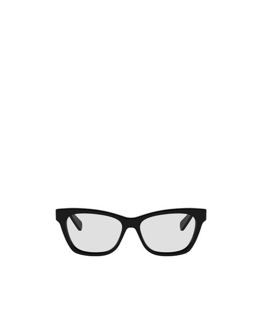 Céline White Full Frame Plain Mirror