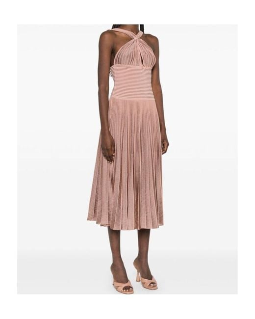 Antonino Valenti Pink Sleeveless Dress