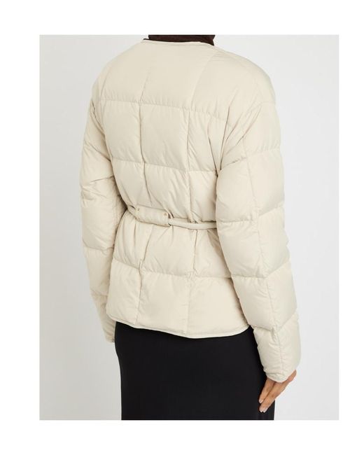 Moncler Natural Quilted Down Jacket