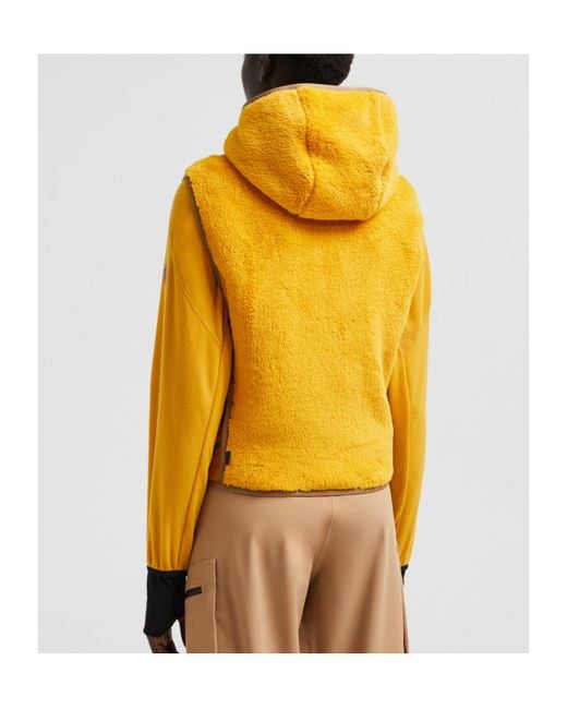 Moncler Yellow Fleece Gilet