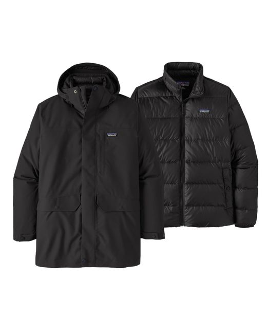 Patagonia Black Tres 3-In-1 Parka Coat for men