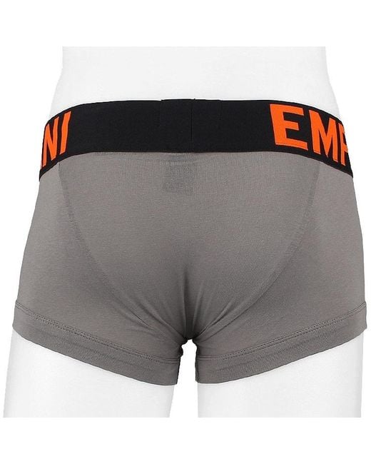 Emporio Armani Gray Logo Underwear for men