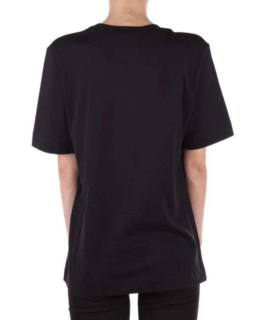 Moschino Black Logo-Print Short-Sleeve T-Shirt
