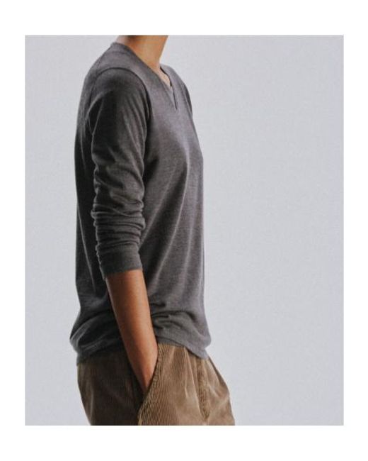The Row Gray Pruce Top