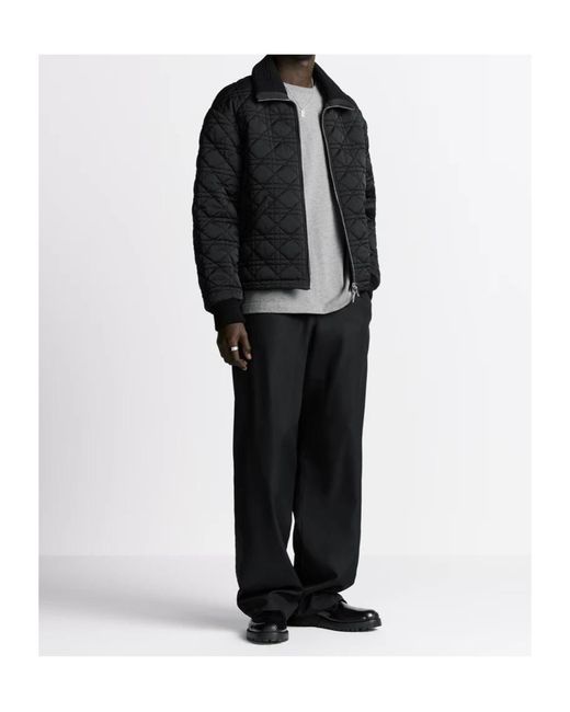 Dior Black Long-Sleeved Casual Jacket for men