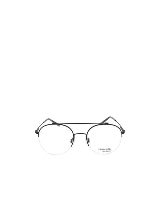 Calvin Klein Metallic Ck19144 Round-Frame Glasses for men