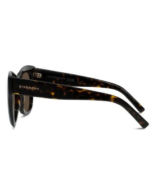Givenchy Metallic Eyewear City Square Frame Sunglasses