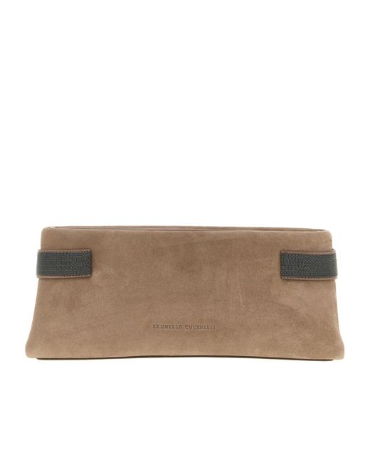 Brunello Cucinelli Natural Essence Clutch Bag