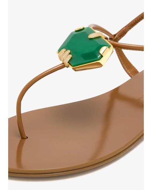 Giuseppe Zanotti Brown Patrice Sandals