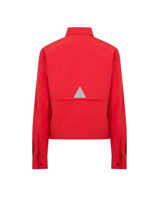 Moncler Red Simple Coat