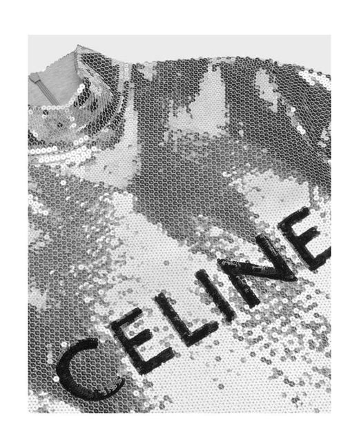 Céline Gray Embroidered Turtleneck for men