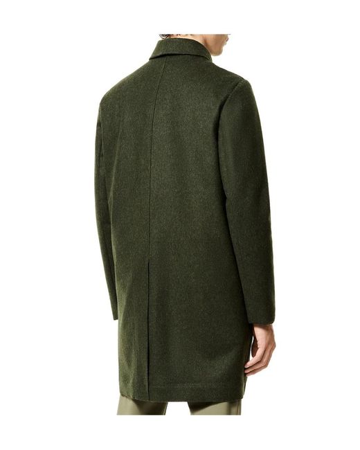 Rrd Green Loden Wool Coat for men