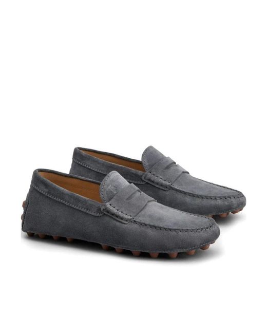 Tod's Blue Gommino Slip-On Loafers for men