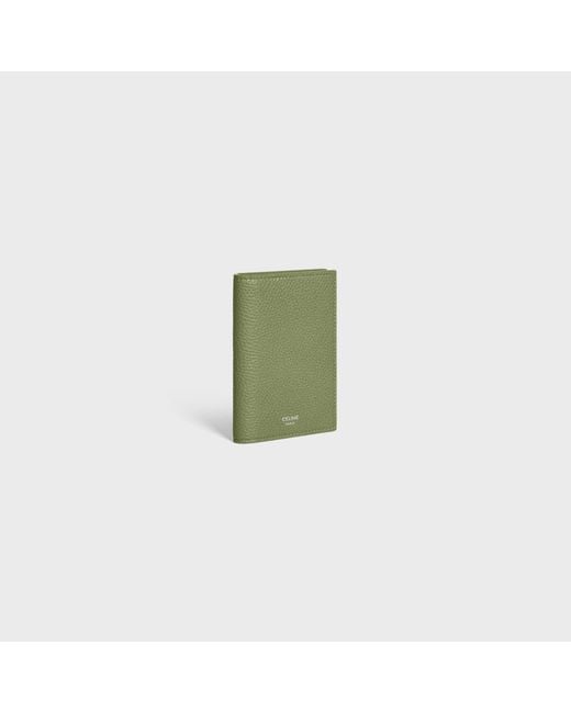Céline Green Vertical Card Holder for men
