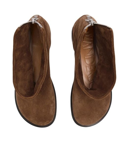 J.W. Anderson Brown Biker Boot