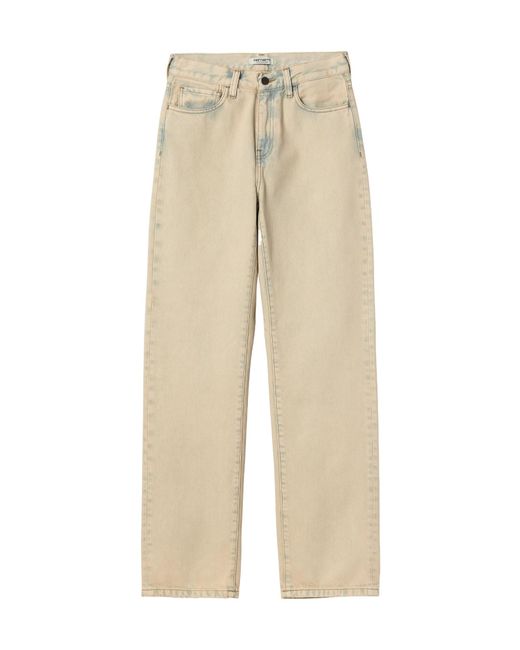Carhartt Natural Logo-Patch Jeans