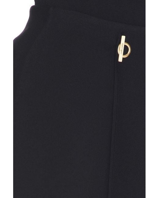 Cult Gaia Black Wrap Mini Skirt
