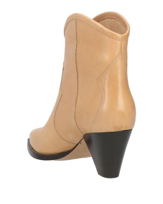 Isabel Marant Natural Ankle Boots