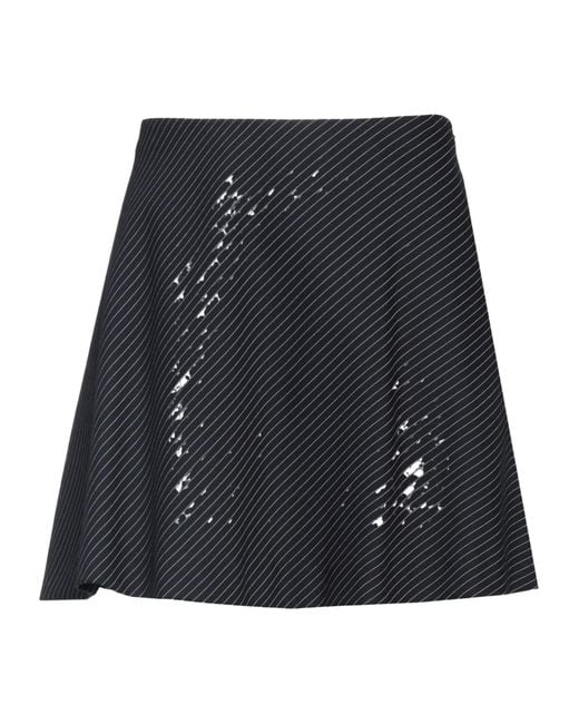 Rag & Bone Black Striped Aline Skirt