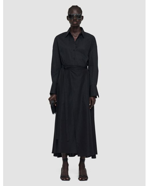 Joseph Black Alix Cotton Skirt