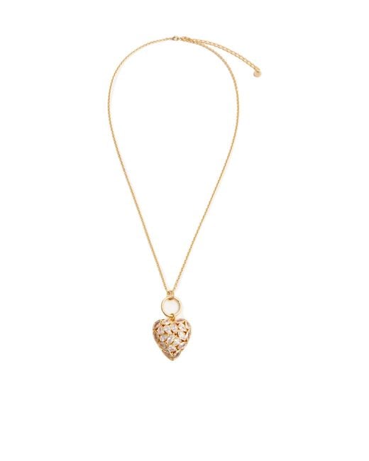 Self-Portrait White Charm Necklace