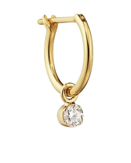 Sophie Bille Brahe Metallic Lily Petit Diamant Single Diamond Earring