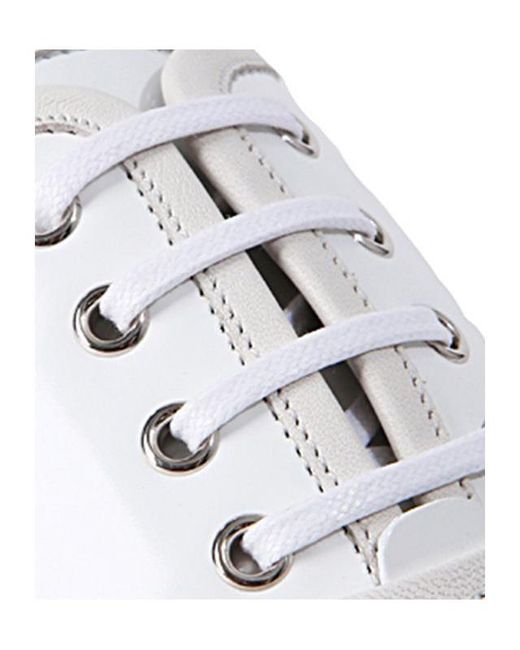 Céline White Lace-Up Sneakers