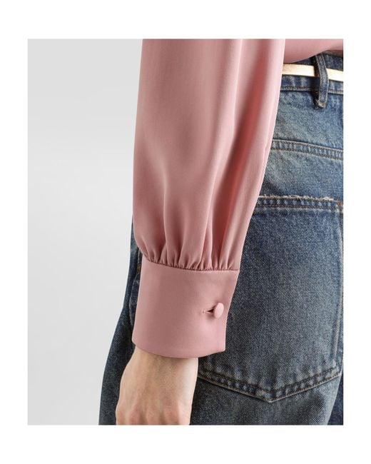 Dolce & Gabbana Pink Long Sleeve Shirt