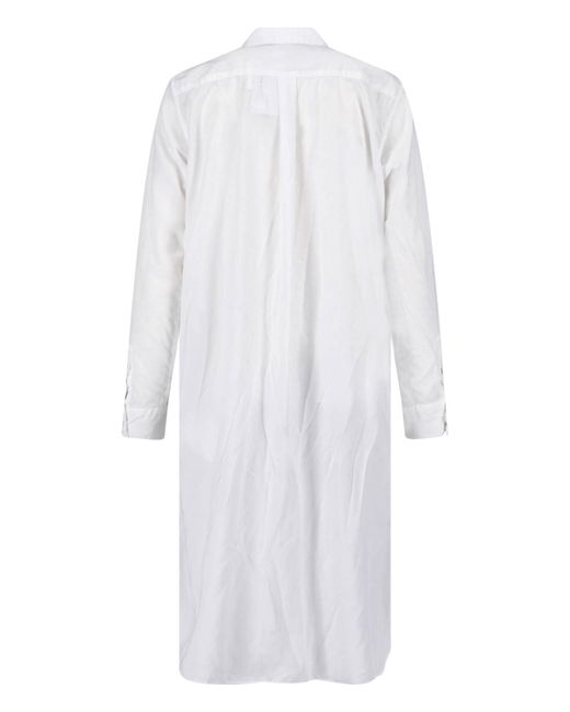 Comme des Garçons White Comme Des Garçons Homme Plus Crinkled Effect Shirt