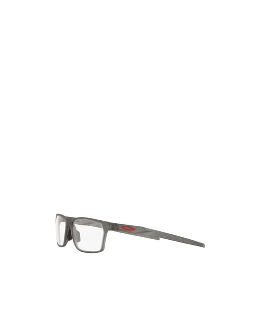Oakley White Geometrically Framed Flat Mirror for men