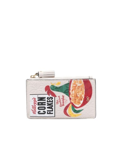 Anya Hindmarch White Corn Flakes Card Holder