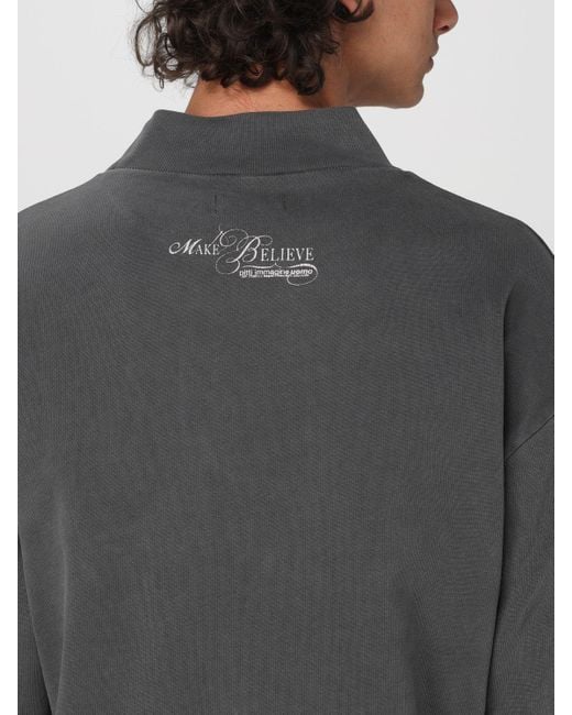 ERL Gray Long-Sleeved T-Shirt for men
