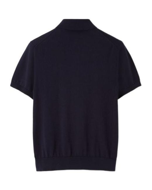 Loro Piana Blue Regular Fit Polo Shirt