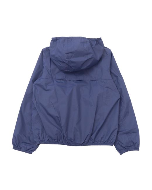 K-Way Blue Kids P. Jake Plus.2 Reversible Jacket for men