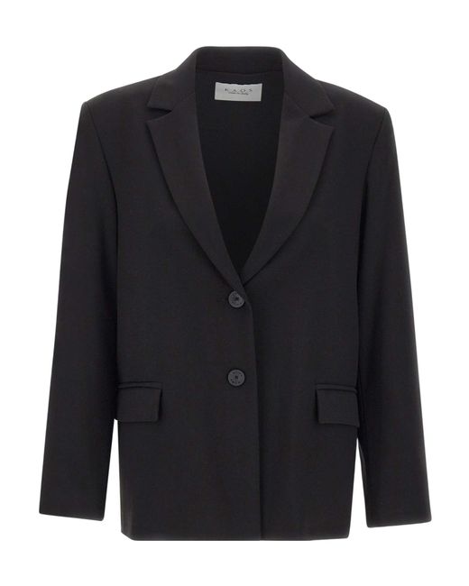 Kaos Blue Single-Breasted Blazer