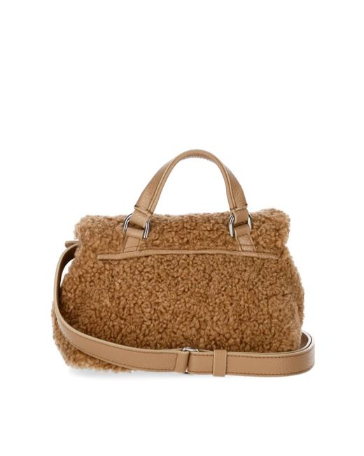 Zanellato Brown Flap Shoulder Bag