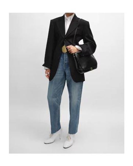 Céline Black Colonne Jacket