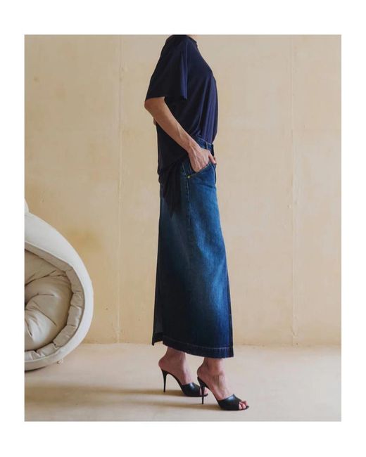 DARKPARK Blue Dark Erika Denim Skirt