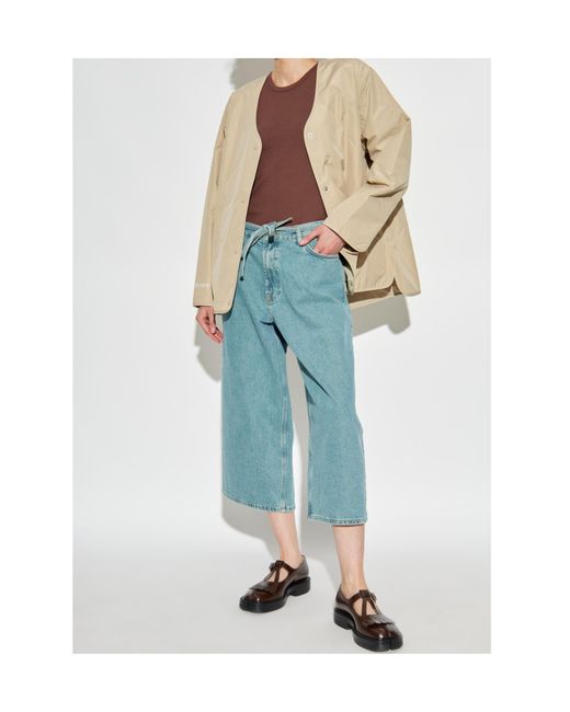 Samsøe & Samsøe Natural Quilted Long-Sleeved Casual Jacket
