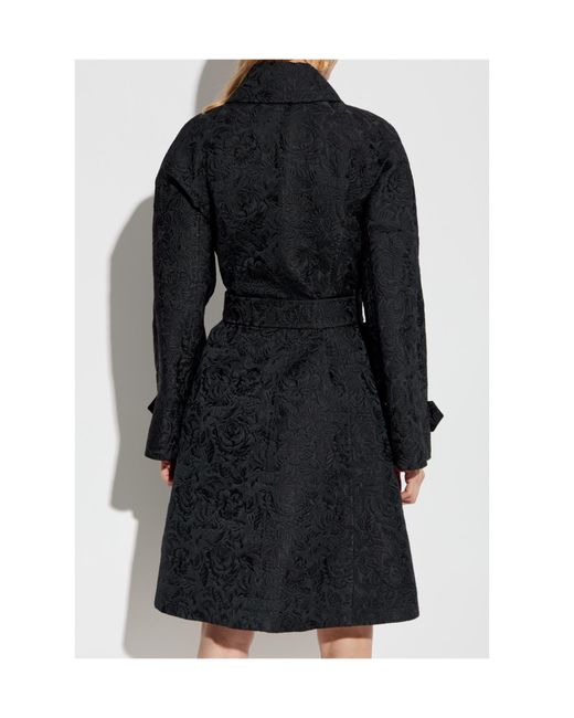Dolce & Gabbana Black Single-Breasted Coats