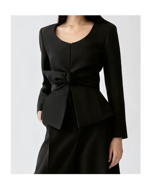 Jacquemus Black Long-Sleeved Jacket
