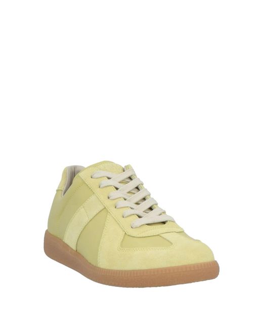 Maison Margiela Green Low-Top Sneakers
