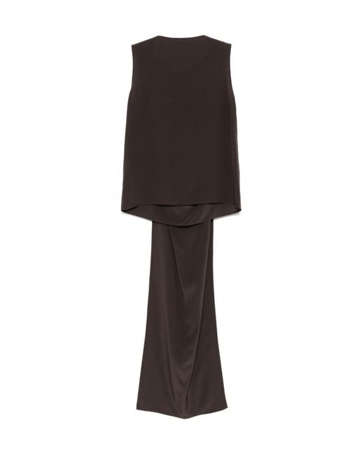 P.A.R.O.S.H. Multicolor P.A.R.O..H. Draped Sleeveless Top