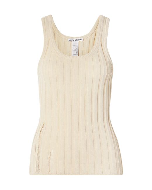 Acne Natural Tank Top