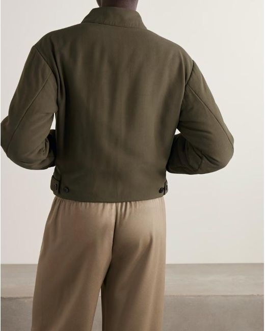 The Row Green Nerys Bomber Jacket