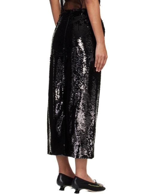 Simone Rocha Black Column Skirt
