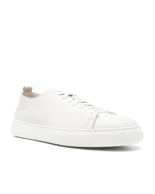 Henderson White Laced Sneakers for men
