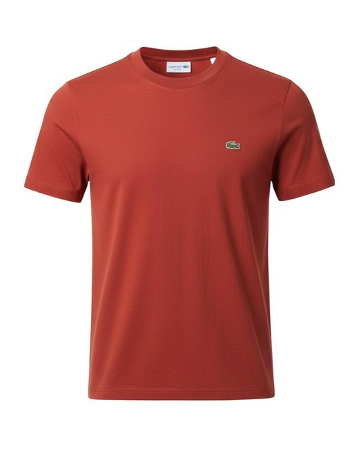 Lacoste Red Eyecatching And Versatile Top for men