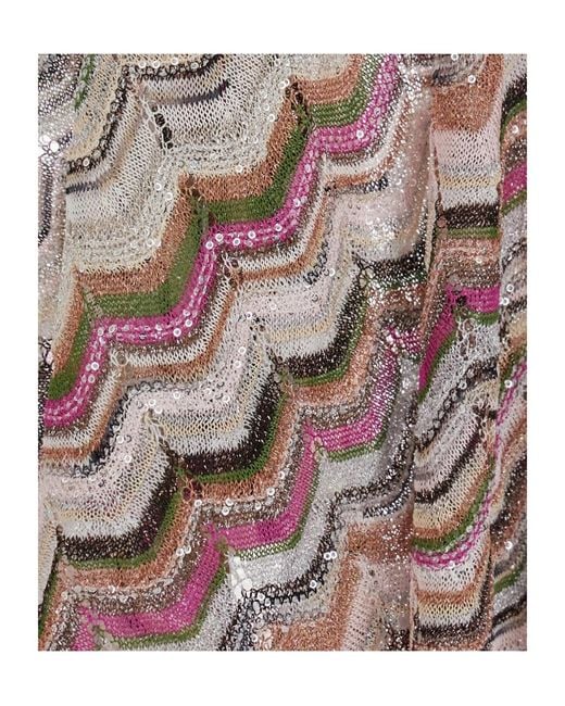 Missoni White Patterned Shawl